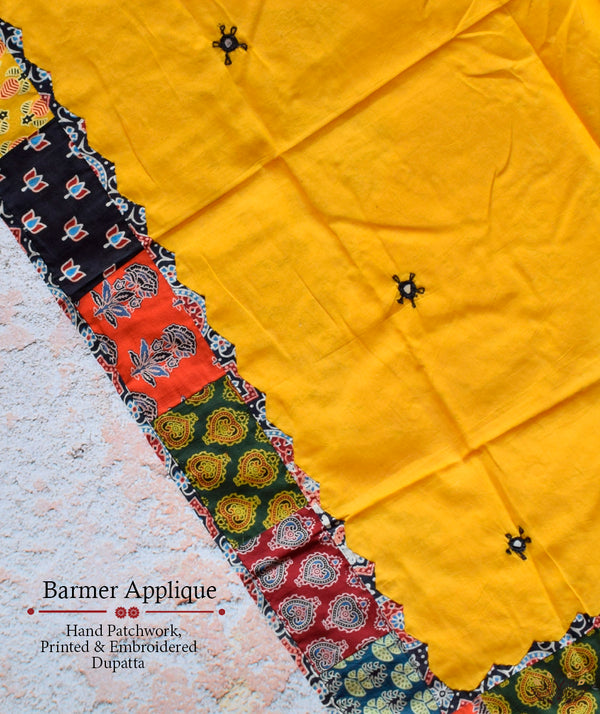 Barmer Applique Dupatta