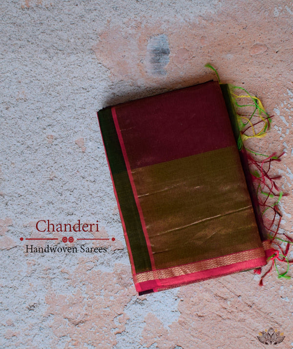 Chanderi Handwoven Saree