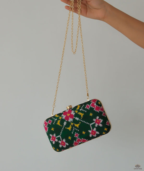 Double IKAT PATOLA PURSE