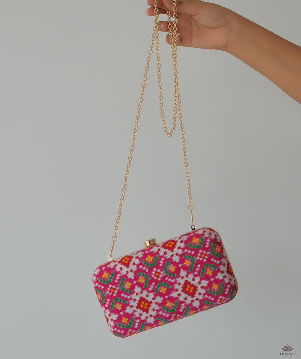 Double IKAT PATOLA PURSE