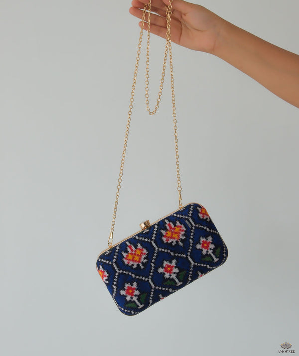 Double IKAT PATOLA PURSE