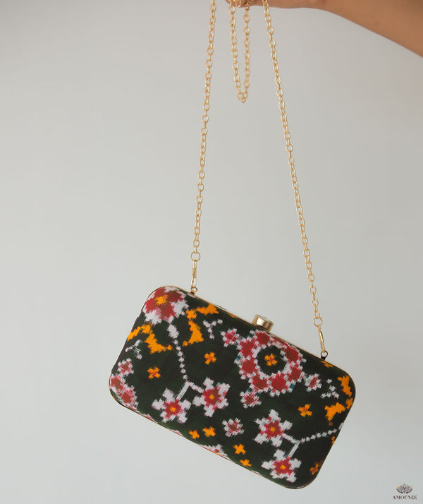 Double IKAT PATOLA PURSE