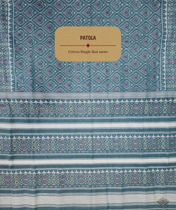 Cotton Single Ikat Patola Saree