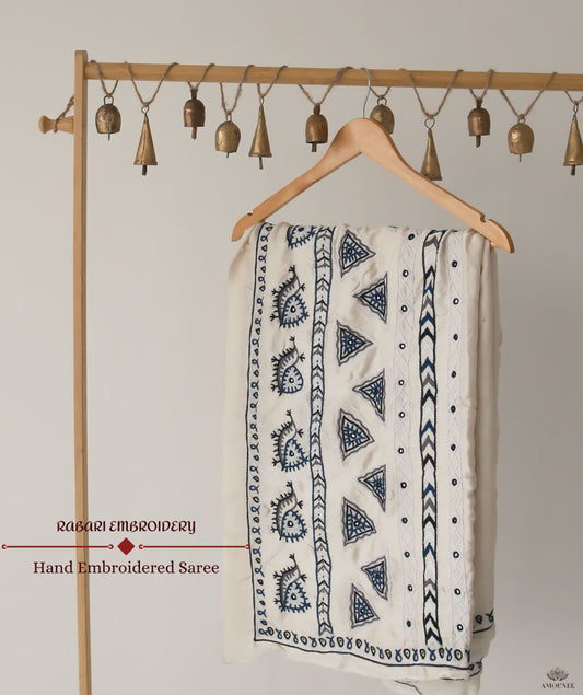 Rabari Embroidery Saree