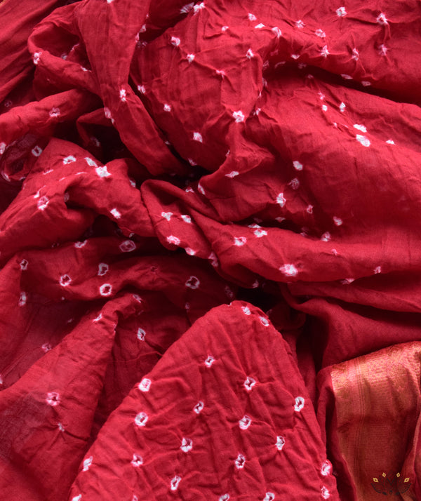 Bandhani Cotton Saree