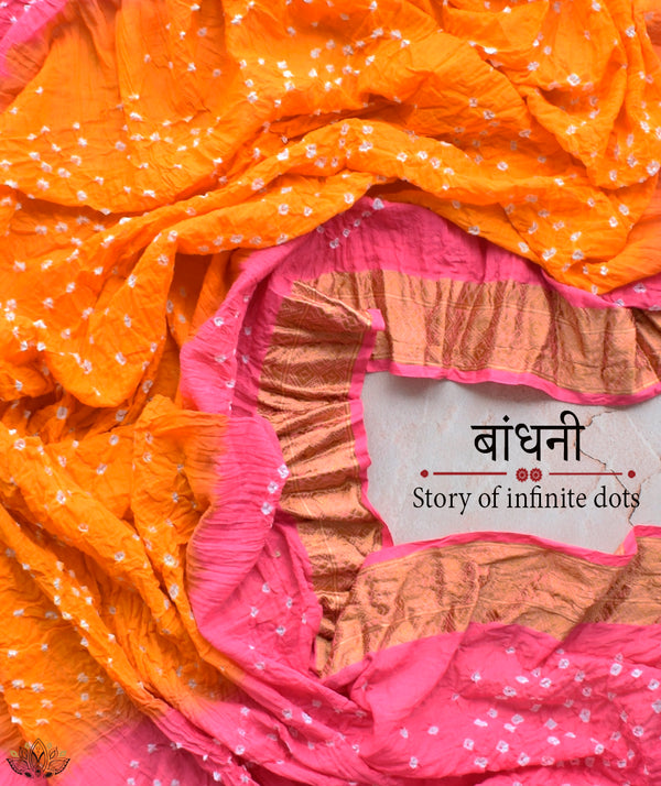 Bandhani Cotton Saree