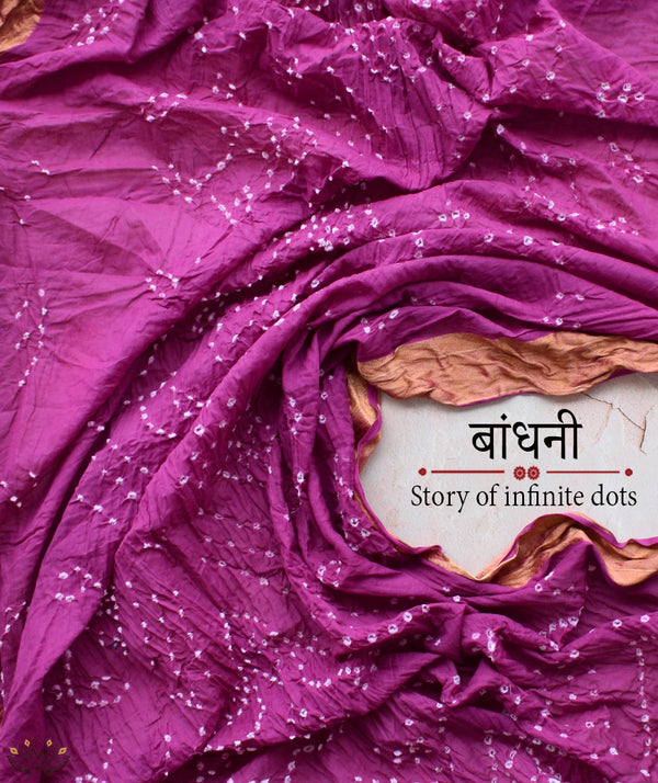 Bandhani Cotton Saree