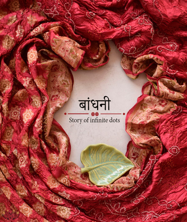 BANDHANI SILK DUPION SILK BUTA SAREE