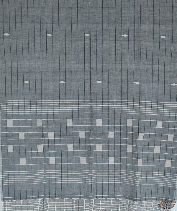 JAMDANI COTTON HANDMADE STOLE