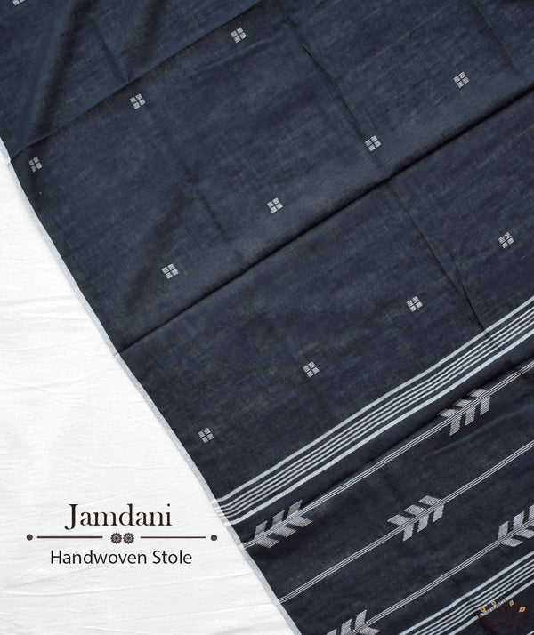 JAMDANI COTTON HANDMADE STOLE