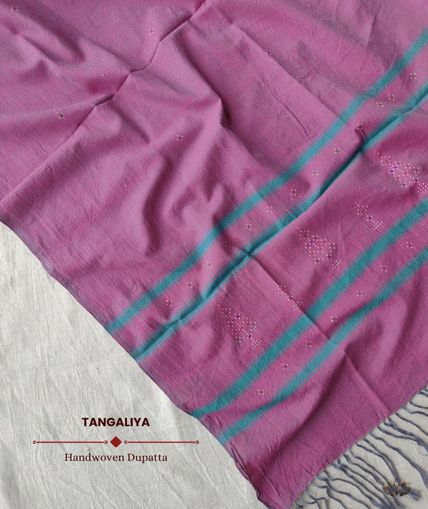 TANGALIYA COTTON HANDWOVEN DUPATTA