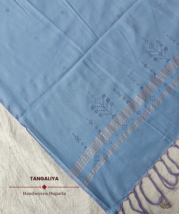 TANGALIYA COTTON HANDWOVEN DUPATTA