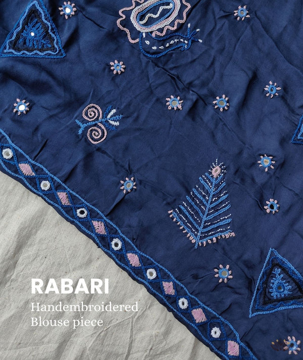 Rabari Embroidery Blouse Piece