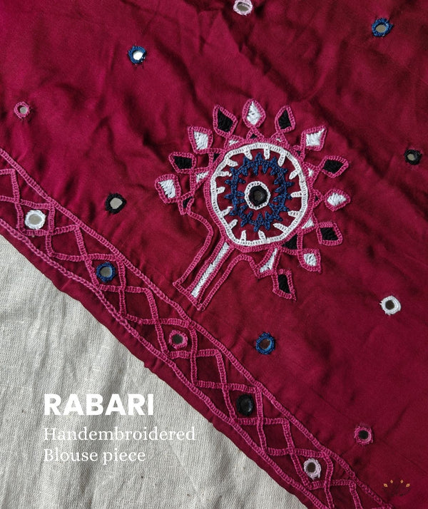 Rabari Embroidery Blouse Piece