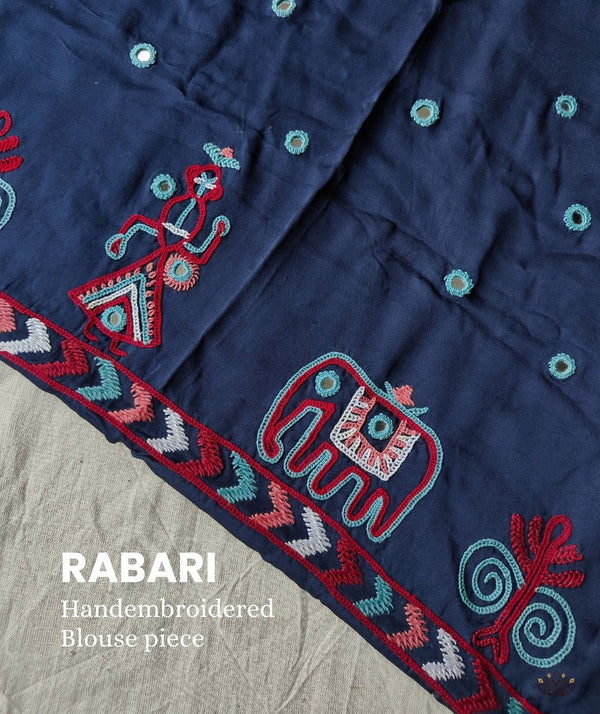 Rabari Embroidery Blouse Piece