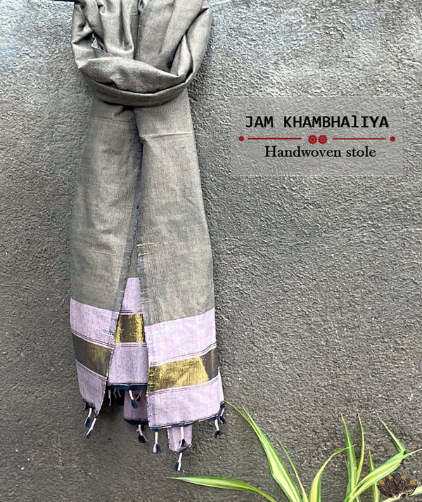 JAM KHAMBHADIYA HAND WOVEN STOLE