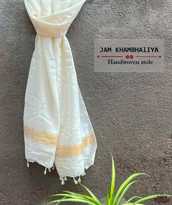 JAM KHAMBHADIYA HAND WOVEN STOLE