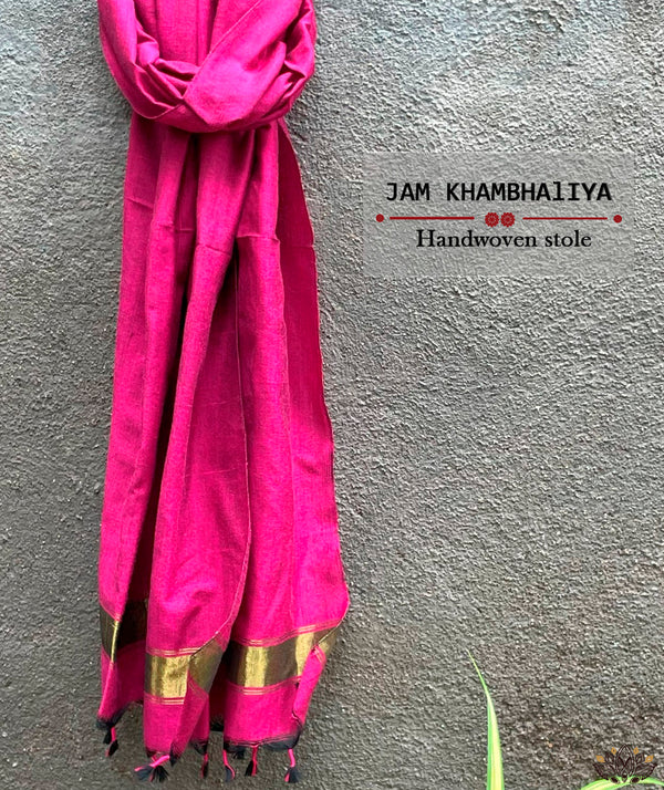 JAM KHAMBHADIYA HAND WOVEN STOLE
