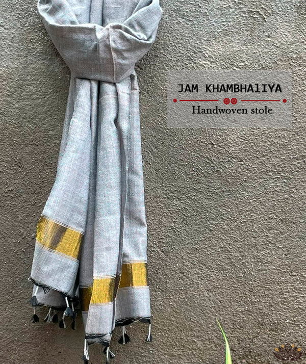 JAM KHAMBHADIYA HAND WOVEN STOLE