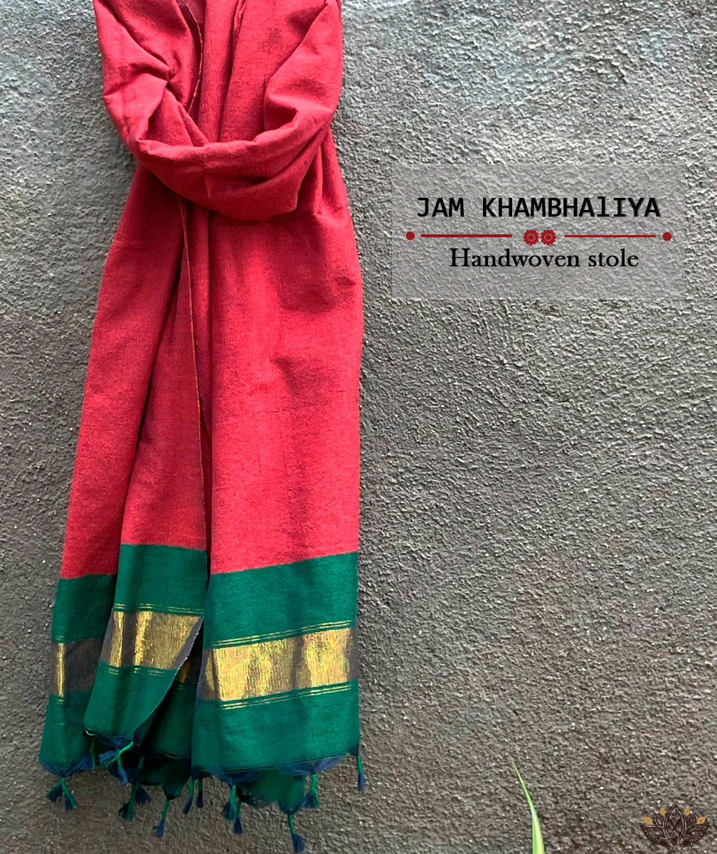 JAM KHAMBHADIYA HAND WOVEN STOLE