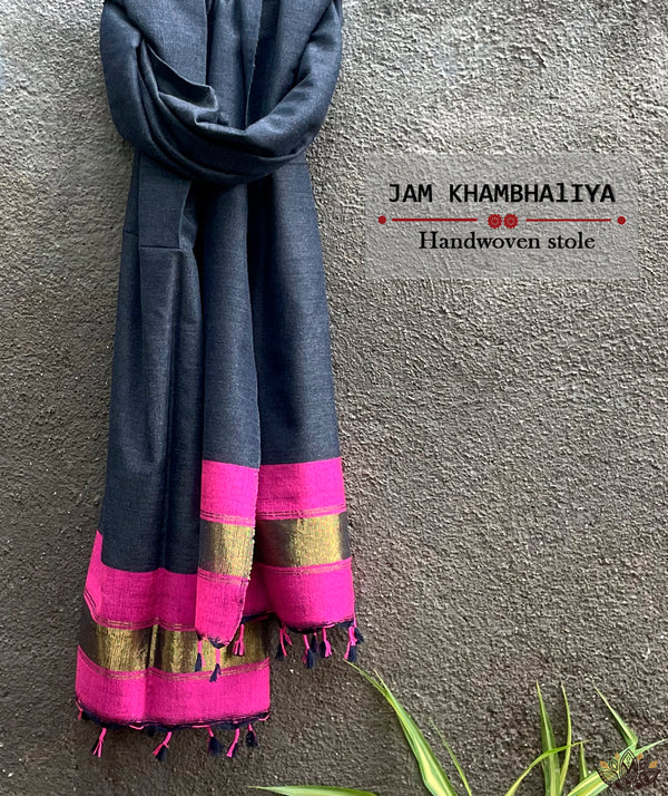 JAM KHAMBHADIYA HAND WOVEN STOLE