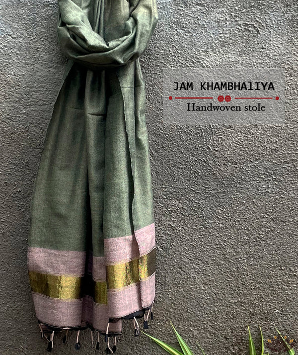 JAM KHAMBHADIYA HAND WOVEN STOLE