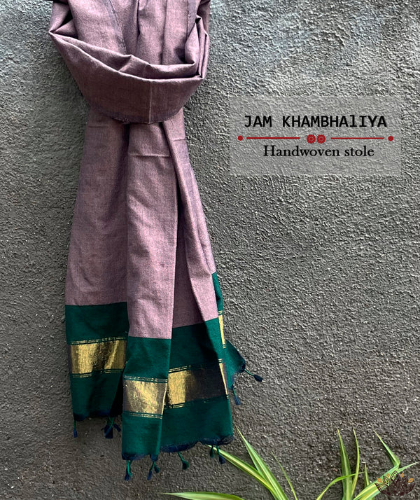 JAM KHAMBHADIYA HAND WOVEN STOLE