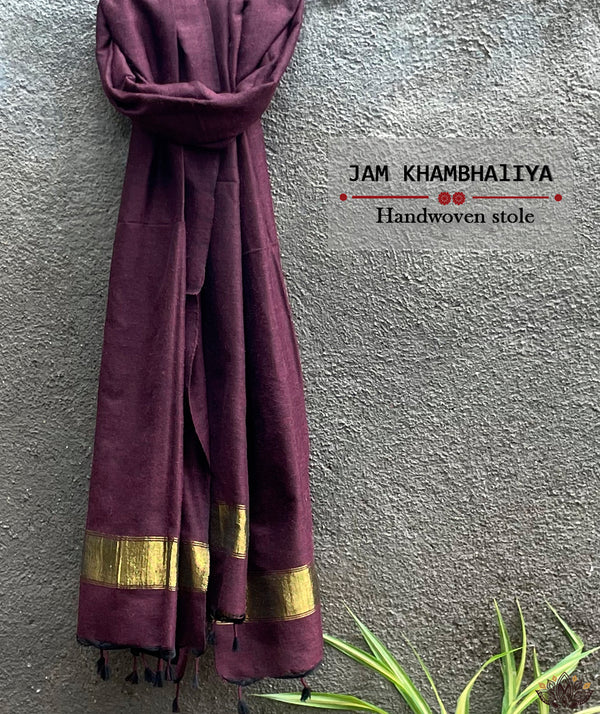 JAM KHAMBHADIYA HAND WOVEN STOLE
