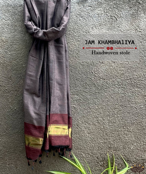 JAM KHAMBHADIYA HAND WOVEN STOLE