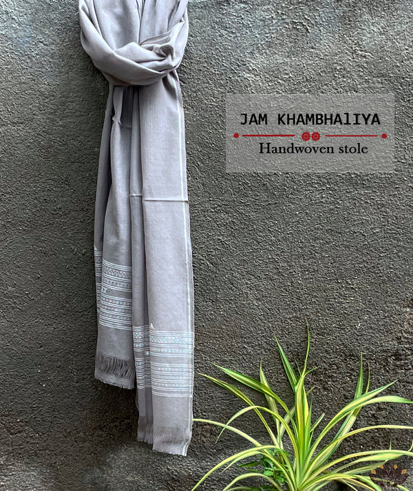 JAM KHAMBHADIYA HAND WOVEN STOLE