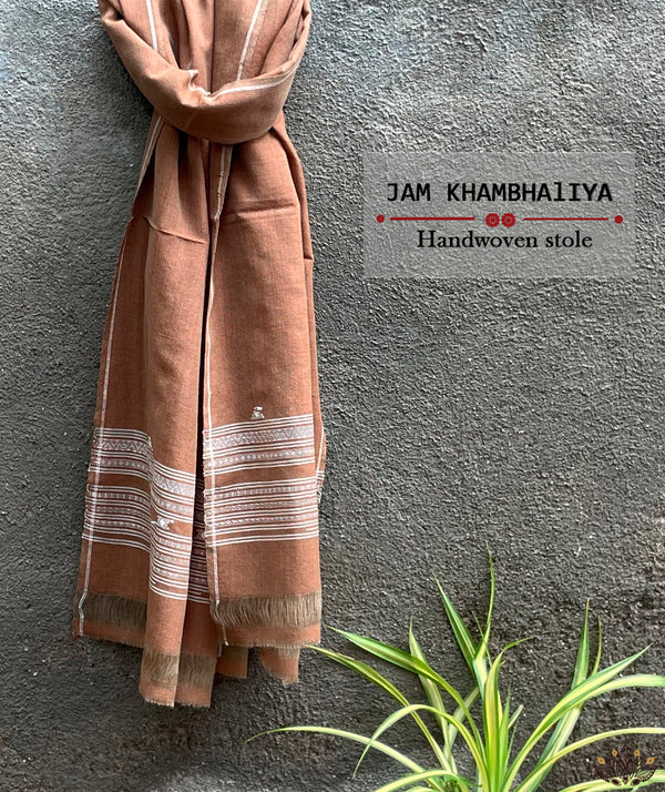 JAM KHAMBHADIYA HAND WOVEN STOLE