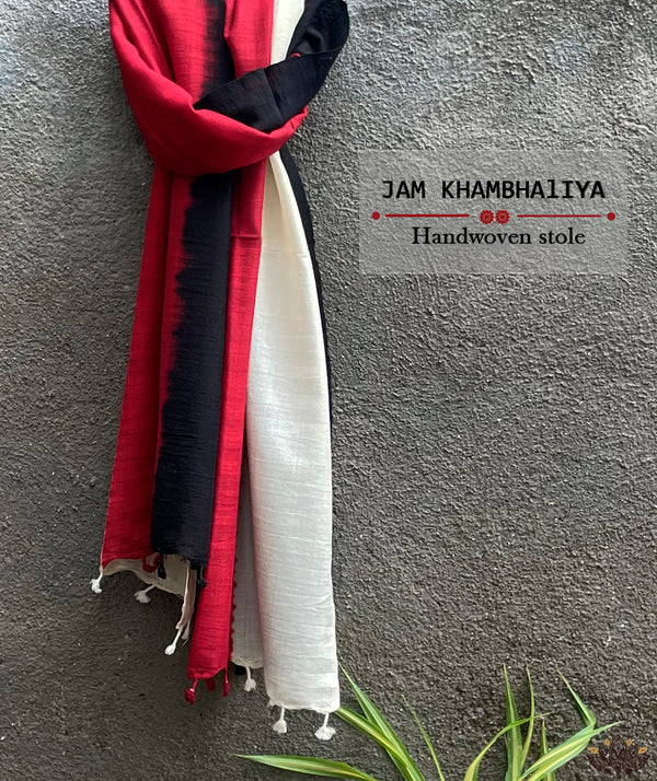 JAM KHAMBHADIYA HAND WOVEN STOLE