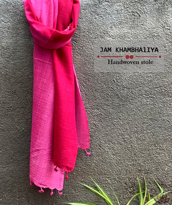 JAM KHAMBHADIYA HAND WOVEN STOLE