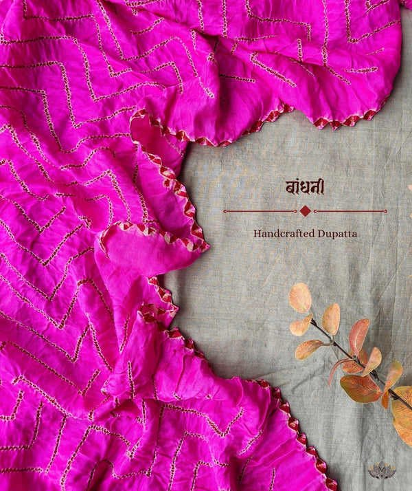 Bandhani  Silk Dupatta