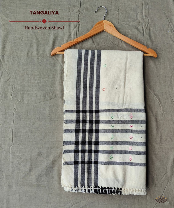 TANGALIYA WOOLEN HANDWOVEN SHAWL