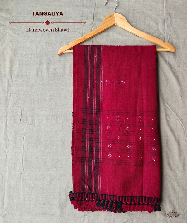 TANGALIYA WOOLEN HANDWOVEN SHAWL