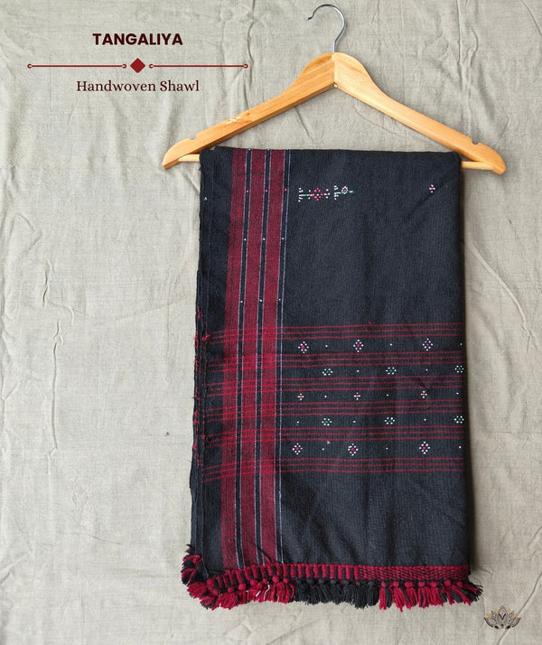 TANGALIYA WOOLEN HANDWOVEN SHAWL