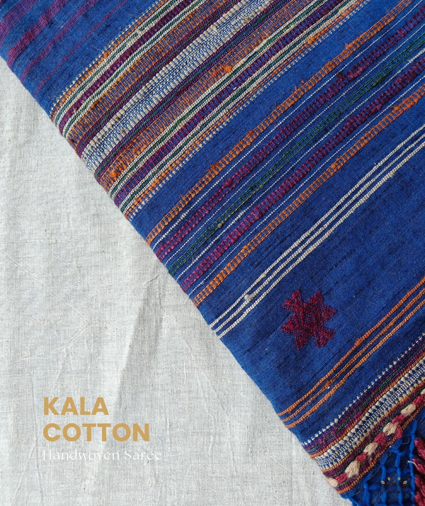 Kacchi Tussar silk Cotton Saree