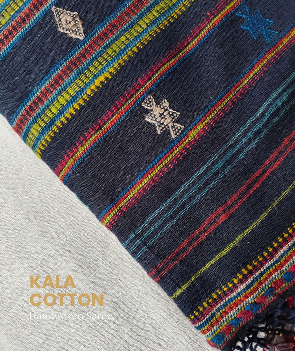 Kacchi Tussar silk Cotton Saree