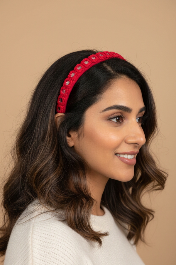 Mirror work Hair Band