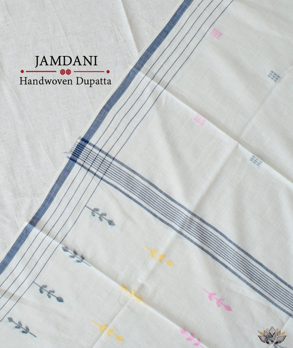 JAMDANI COTTON HANDMADE DUPATTA