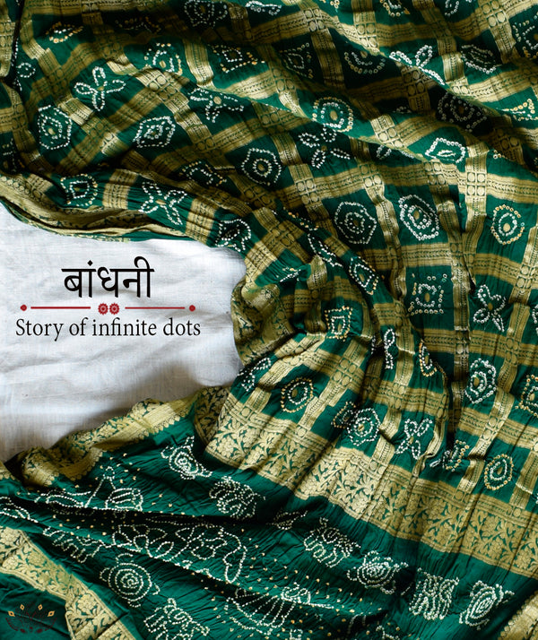 Bandhani Silk Saree