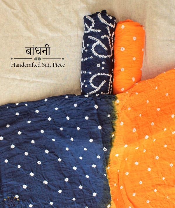 BANDHANI COTTON SUIT PIECE