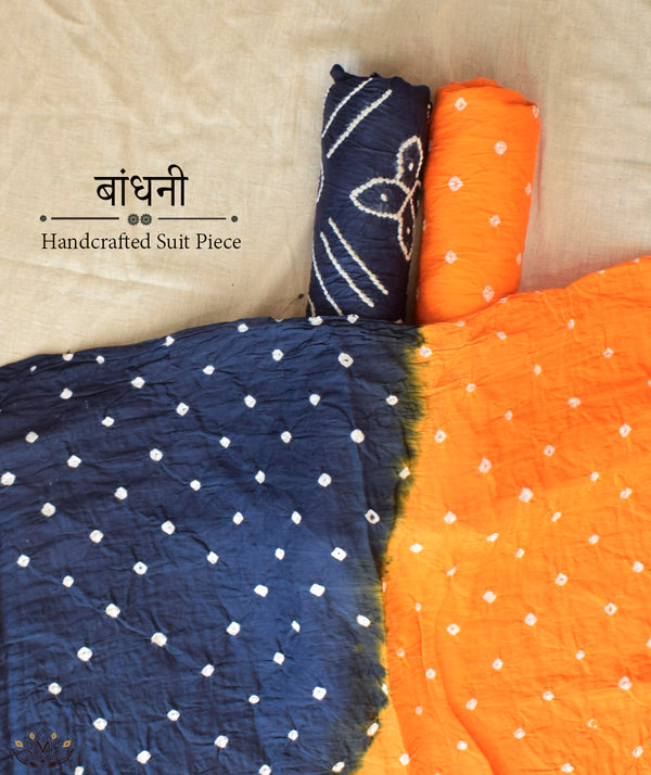BANDHANI COTTON SUIT PIECE