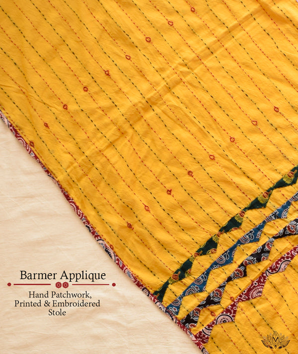 Barmer Applique Stole