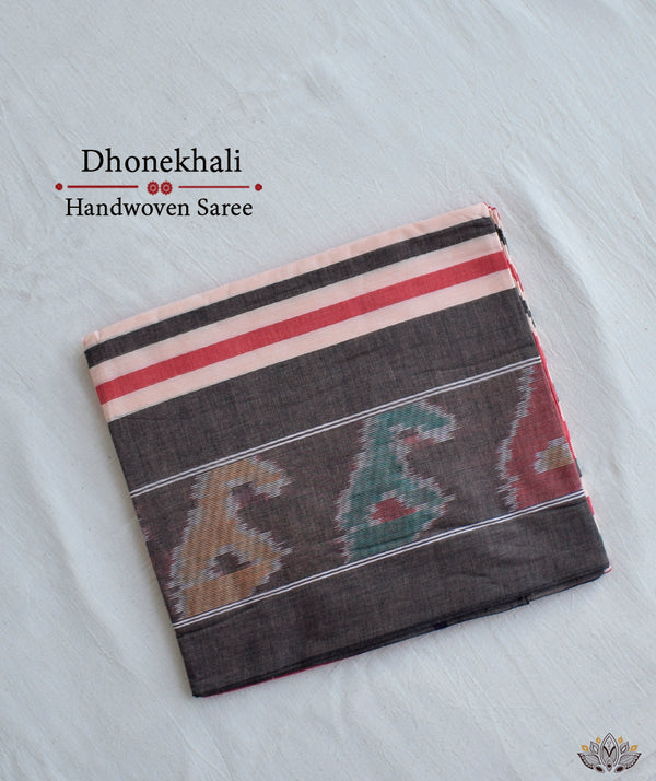 Dhonekhali Handwoven Cotton Saree