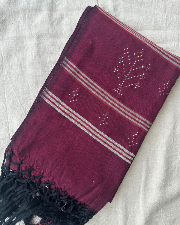 TANGALIYA COTTON HANDWOVEN DUPATTA