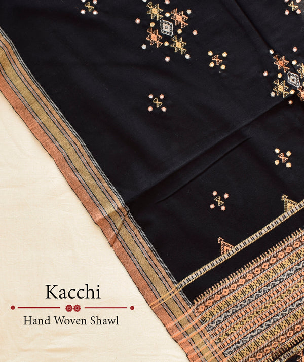 KACCHI WOOLEN HANDWOVEN SHAWL