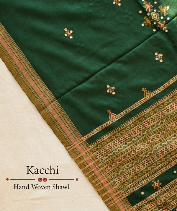 KACCHI WOOLEN HANDWOVEN SHAWL