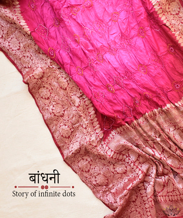 BANDHANI SILK SAREE